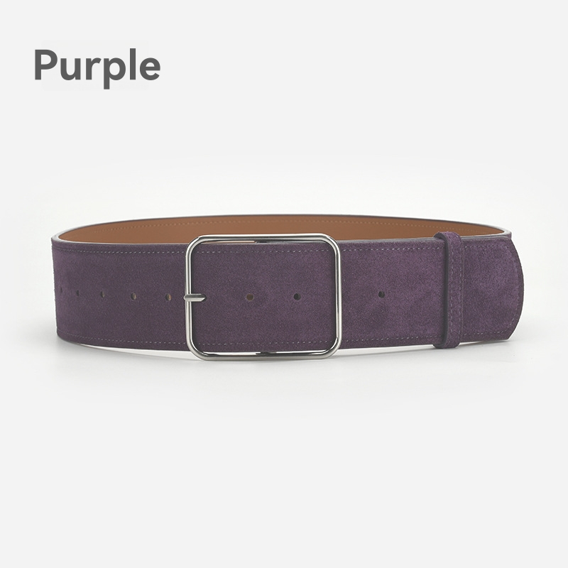 Belts |  Mens Suede Roller Bar Belt Accessories Belts