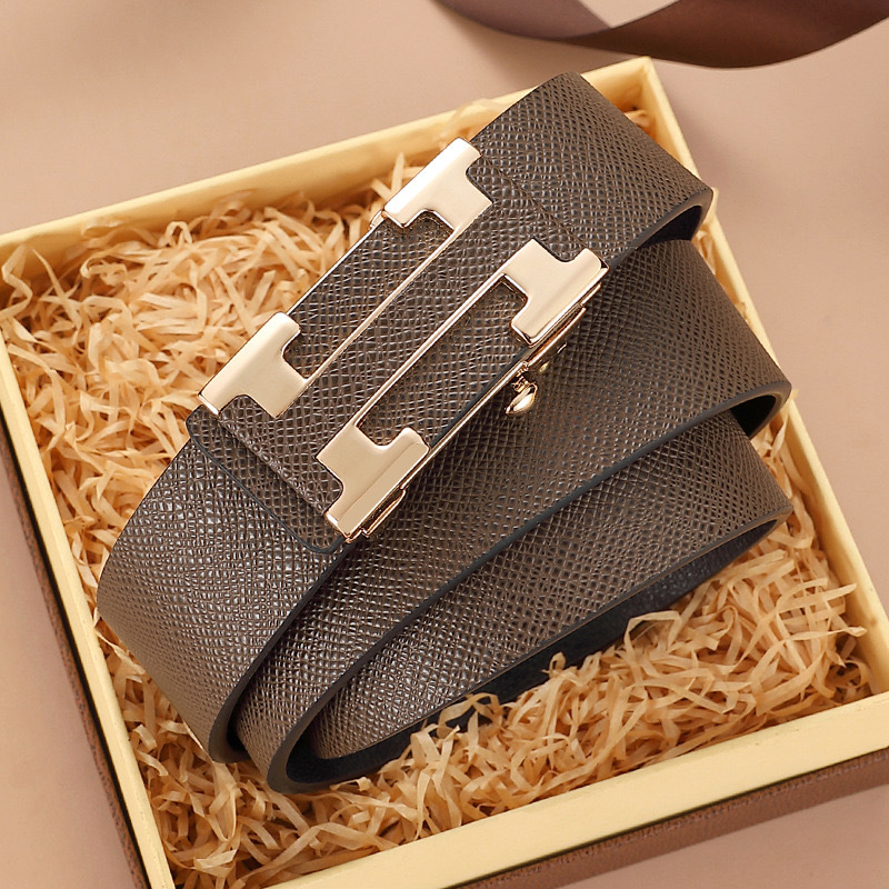 Belts |  Womens Leather Square Hinge Belt Accessories Belts