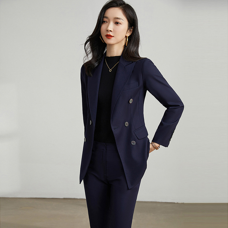 Blazers & Jackets |  Womens Textured Double Breasted Suit Blazer Blazers & Jackets Blazers & Jackets