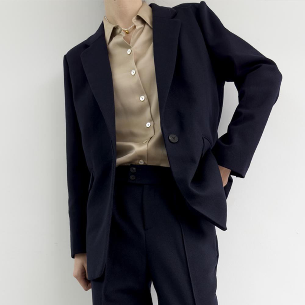 Blazers & Jackets |  Womens Textured Single Breasted Suit Blazer Blazers & Jackets Blazers & Jackets