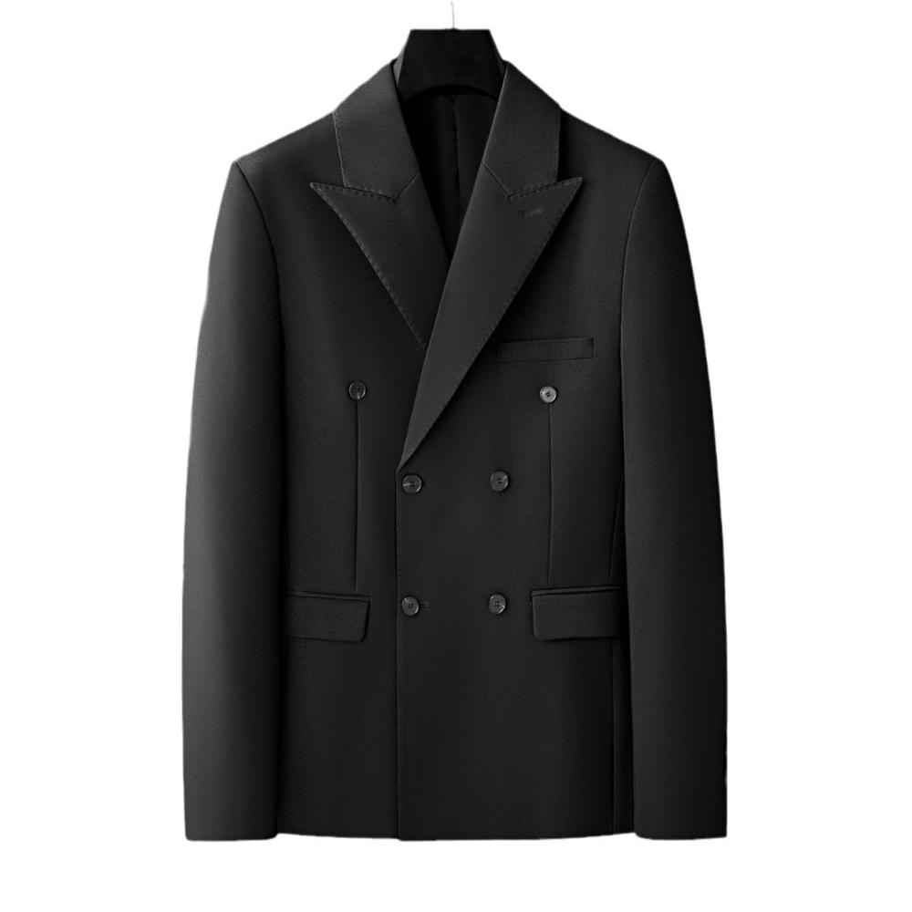 Blazers |  Mens Wool Grain-De-Poudre Tuxedo Jacket Blazers Blazers