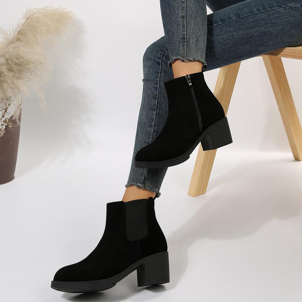 Boots |  Womens Essential Midheel Suede Bootie Boots Boots