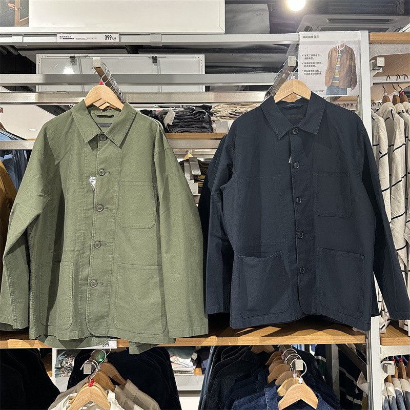 Coats & Jackets |  Mens Constantin Garment-Dyed Linen Jacket Clothing Coats & Jackets