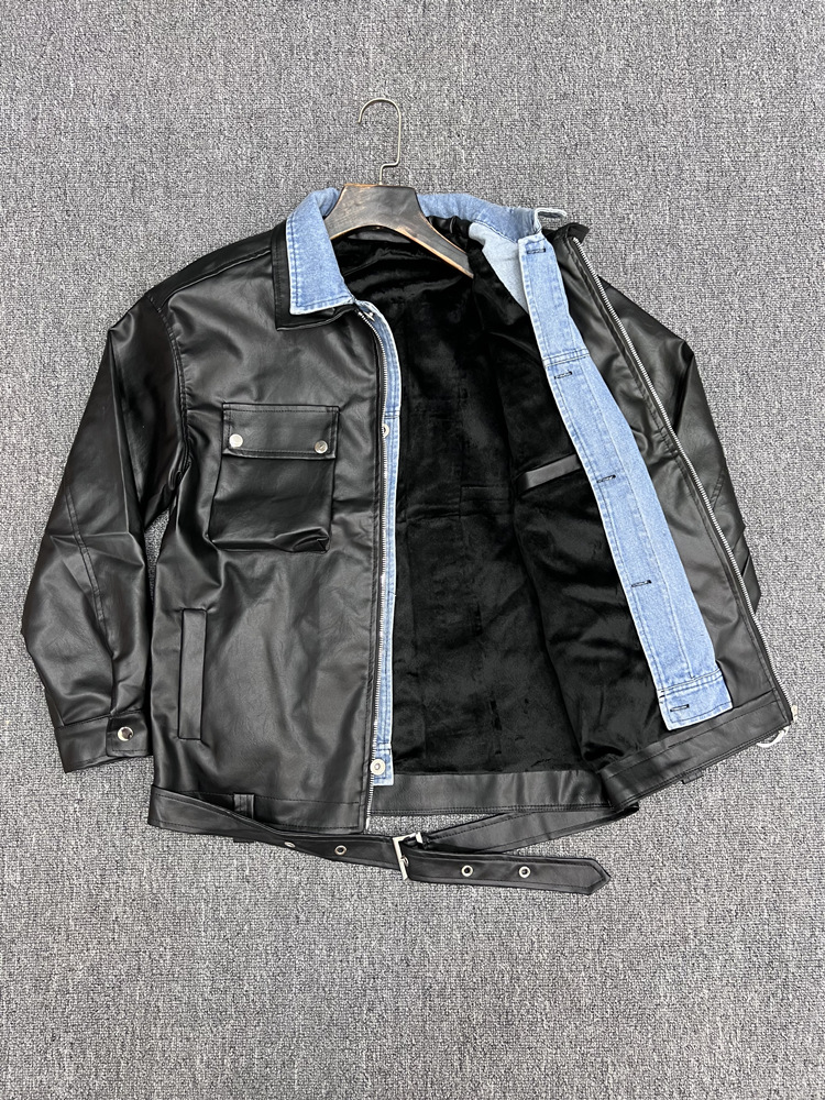 Coats & Jackets |  Mens Leather Biker Jacket Clothing Coats & Jackets