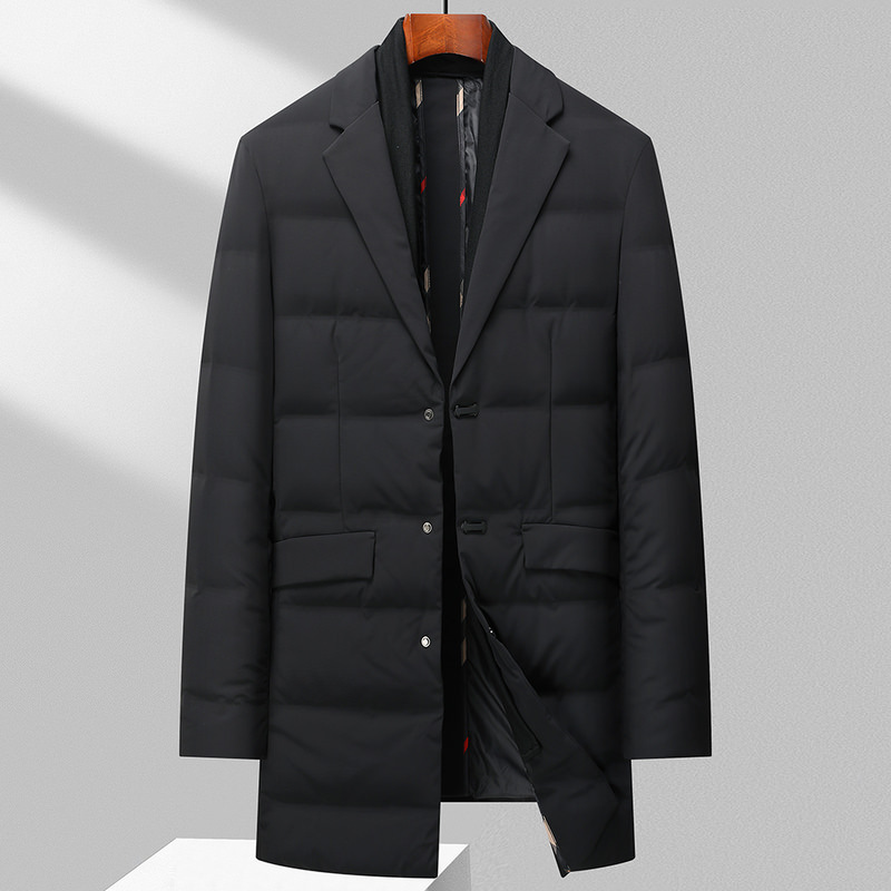 Coats & Jackets |  Mens Longline Quilted-Shell Coat With Inner Gilet Clothing Coats & Jackets