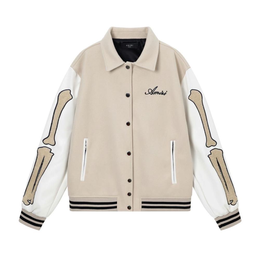 Coats & Jackets |  Mens Mclaren F1 Leather Varsity Jacket Clothing Camel