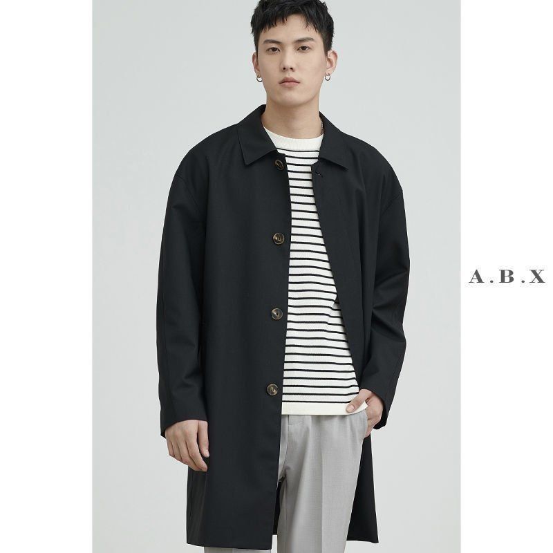 Coats & Jackets |  Mens Mid-Length Trench Coat Clothing Coats & Jackets