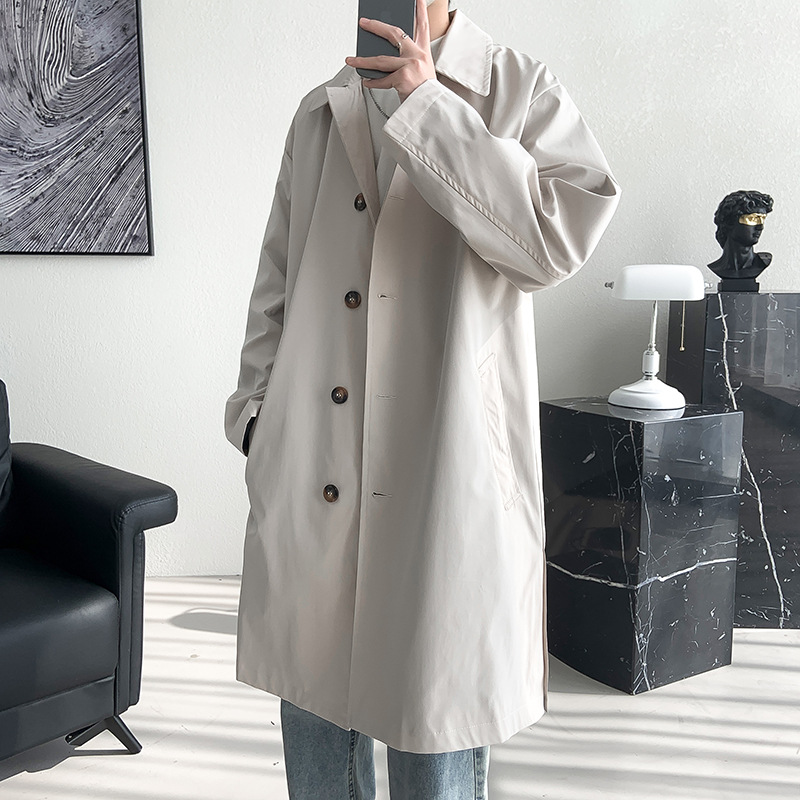 Coats & Jackets |  Mens Mid-Length Trench Coat Clothing Coats & Jackets