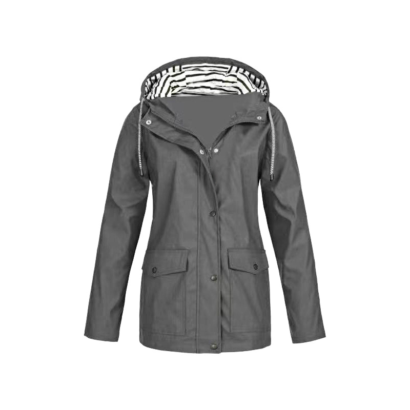 Coats & Jackets |  Mens Unisex Hooded Raincoat Jacket Clothing Coats & Jackets