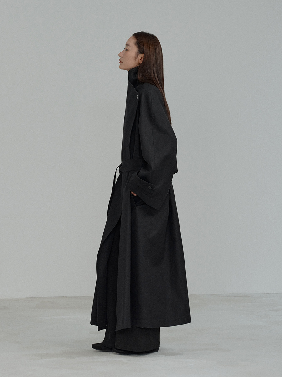 Coats & Jackets |  Womens Atelier Felted Trapeze Coat Clothing Black