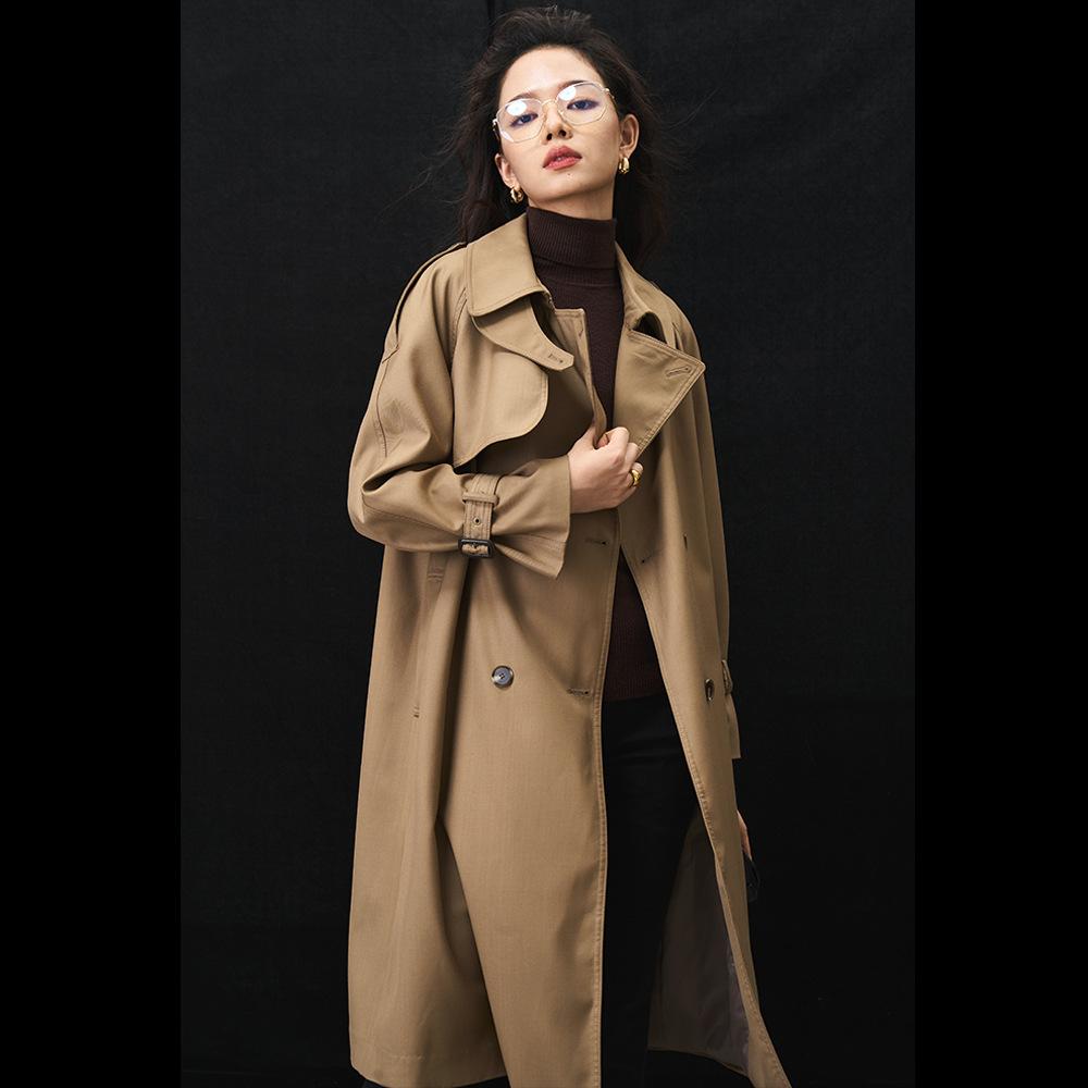 Coats & Jackets |  Womens Double Breasted Belted Trench Coat Clothing Camel