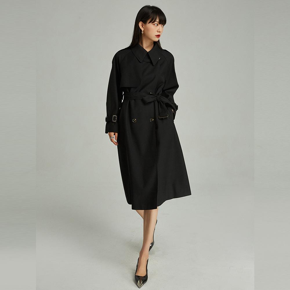 Coats & Jackets |  Womens Double Breasted Belted Trench Coat Clothing Coats & Jackets