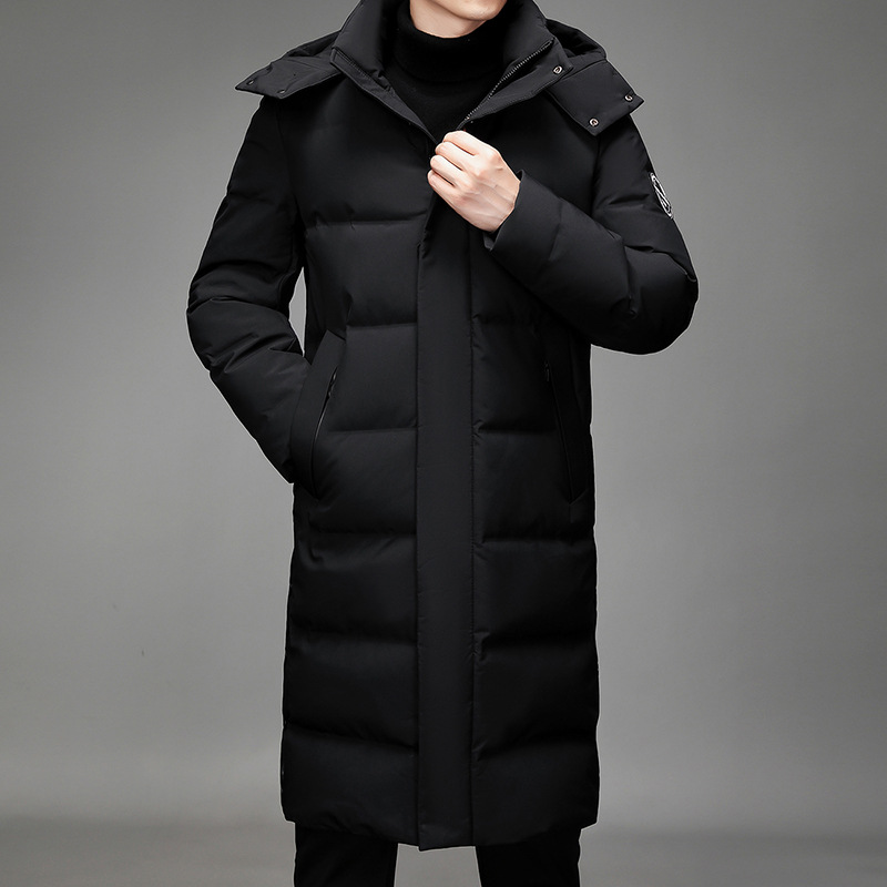 Coats & Jackets |  Womens Longline Hooded Puffer Coat Clothing Black