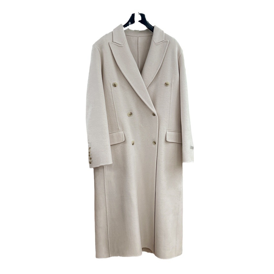 Coats & Jackets |  Womens Wool Blend Double Breasted Blindseam Coat Clothing Coats & Jackets