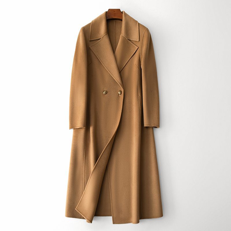 Coats & Jackets |  Womens Wool Blend Double Breasted Blindseam Coat Clothing Coats & Jackets