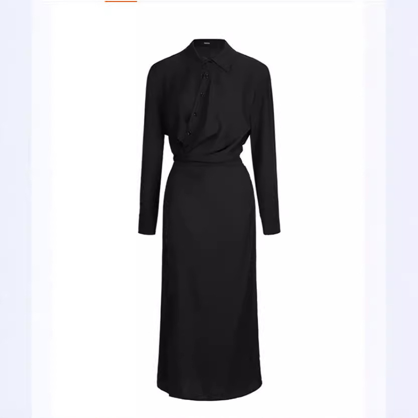 Dresses |  Womens Jersey Polo Maxi Dress Clothing Black