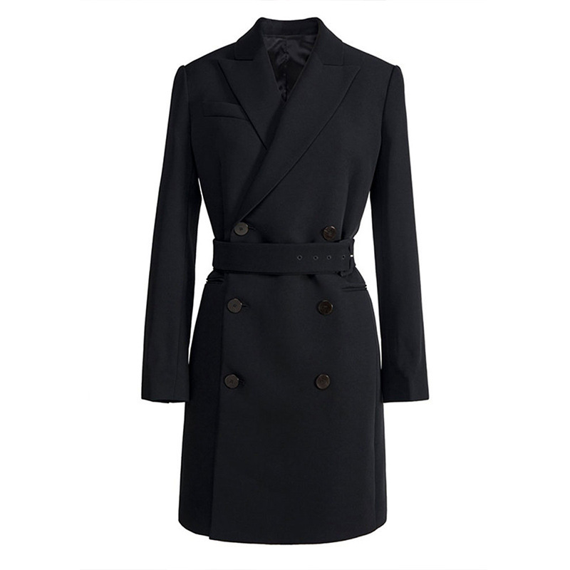 Dresses |  Womens Structured Suit Midi Dress Clothing Black