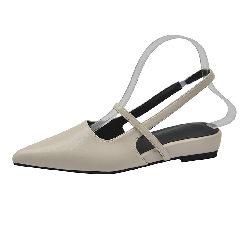 Flats |  Womens Covered Open-Back Mary Janes Shoe Flats Flats