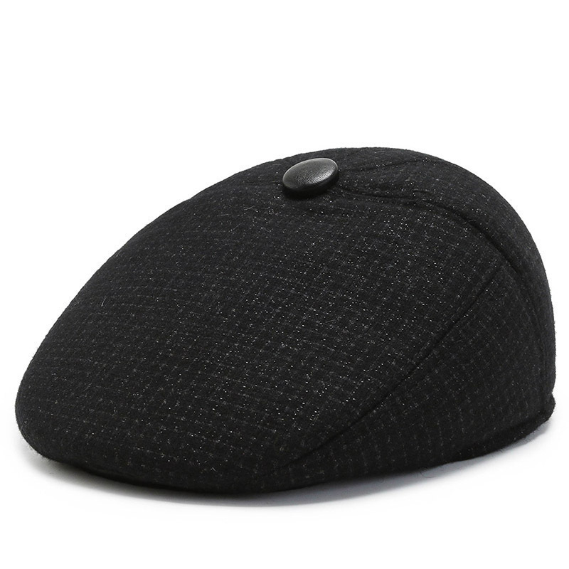 Hats, Gloves & Scarves |  Mens Wool Blend Baker Boy Cap Accessories Hats, Gloves & Scarves