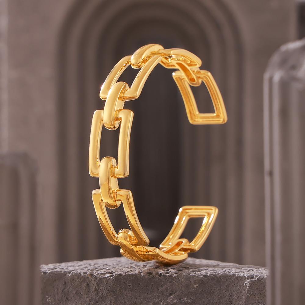 Jewellery |  Womens Geometric Chain Bracelet Accessories Gold