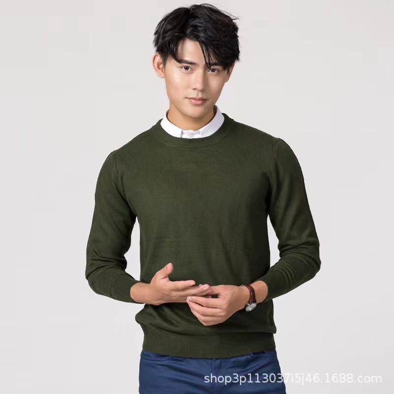 Knitwear |  Mens Merino Crew Neck Sweater Clothing Knitwear