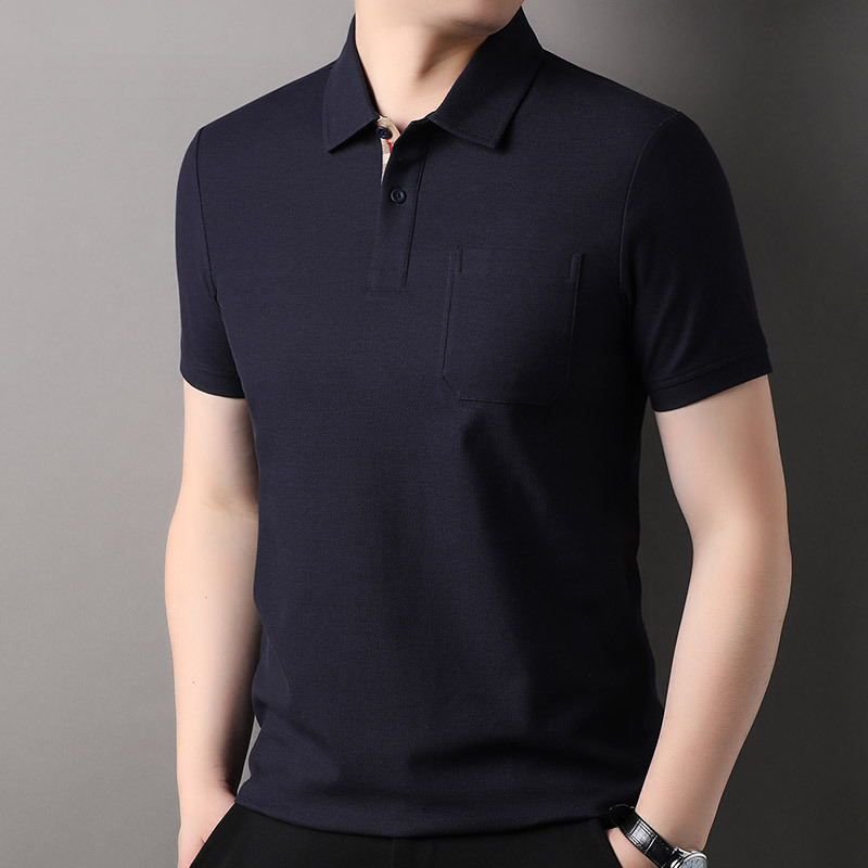 Polo Shirts |  Mens Mercerised Cotton Polo Shirt Clothing Mens