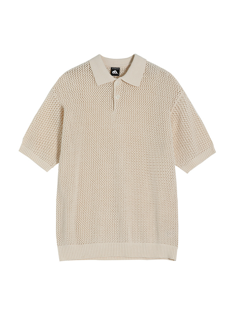 Polos |  Mens Harvey Knit Polo Clothing Mens