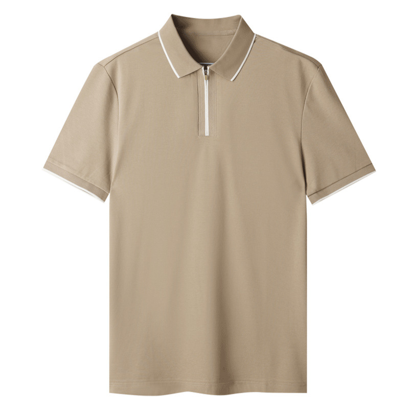 Polos |  Mens Reg Polo Ss Zip Clothing Mens