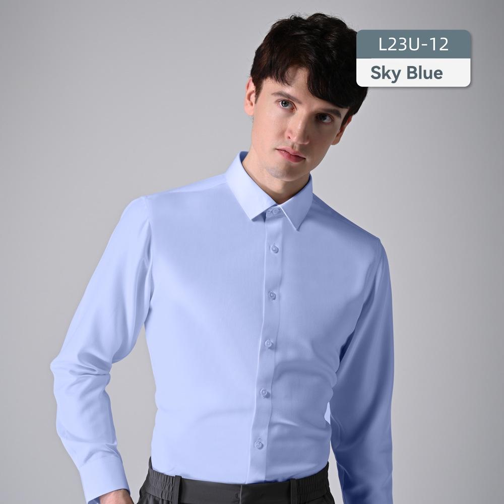 Shirts |  Mens Cotton Sateen Shirt Clothing Mens