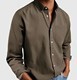 Shirts |  Mens Linen Cutaway Collar Shirt Clothing Black