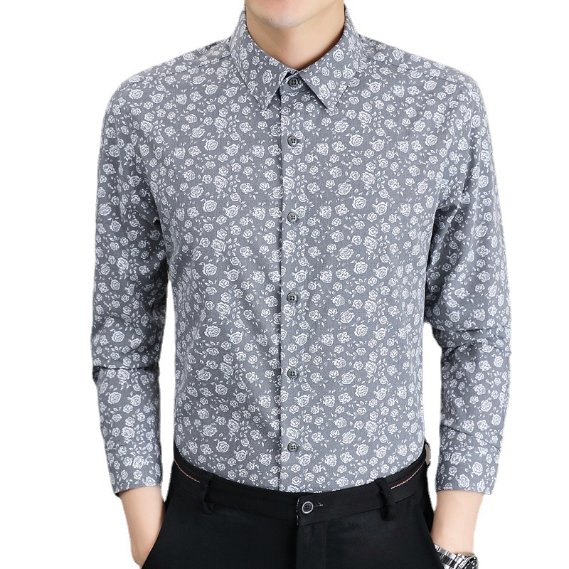 Shirts |  Mens Ls Watercolour Garden Shirt Clothing Mens