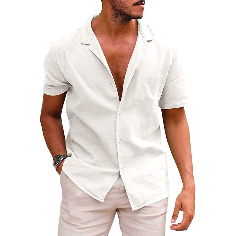 Shirts |  Mens Mercerised Jersey Cuban Collar Shirt Clothing Knitwear