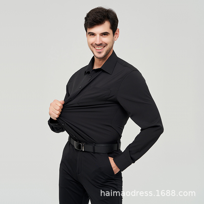 Shirts |  Mens Modal Blend Cutaway Collar Shirt Clothing Mens