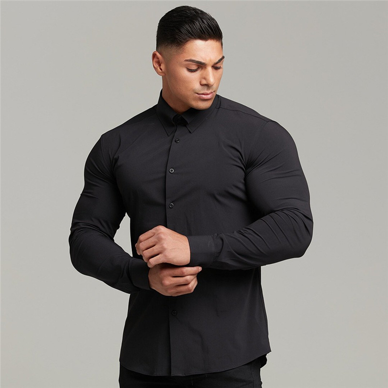 Shirts |  Mens Slim Fit Button-Through Travel Shirt Clothing Mens