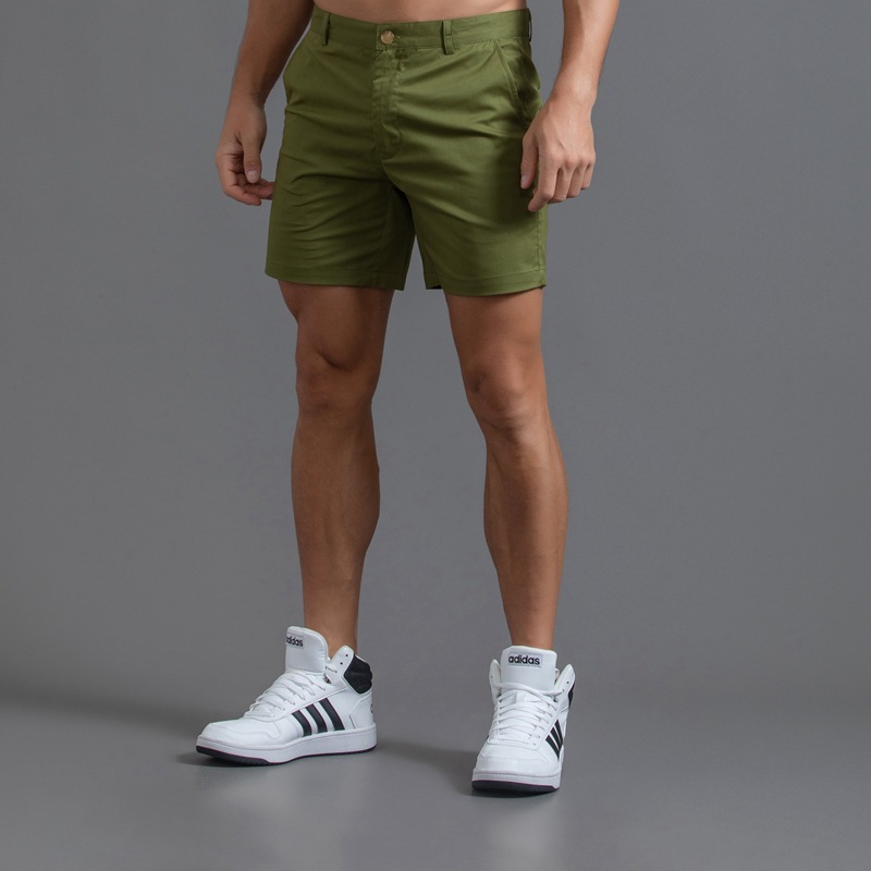 Shorts |  Mens Elastic Waist Chino Short Clothing Mens