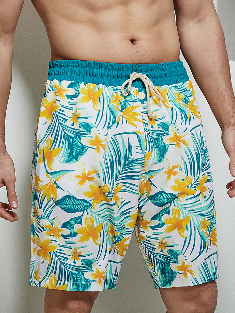 Shorts |  Mens Levanto Swimsuit With Tropical Print Clothing Mens