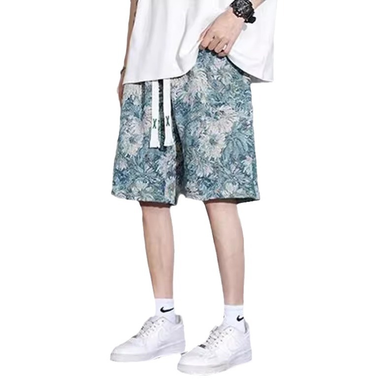 Shorts |  Mens Tom Linen Cotton Printed Short Clothing Mens