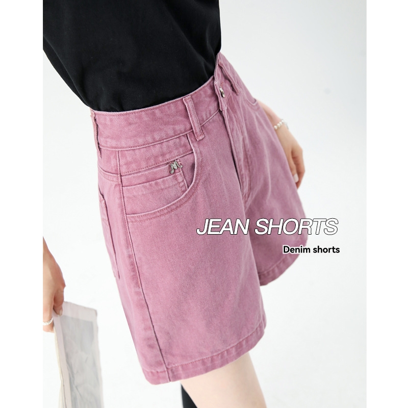 Shorts |  Womens High Rise Denim Shorts Clothing Blush