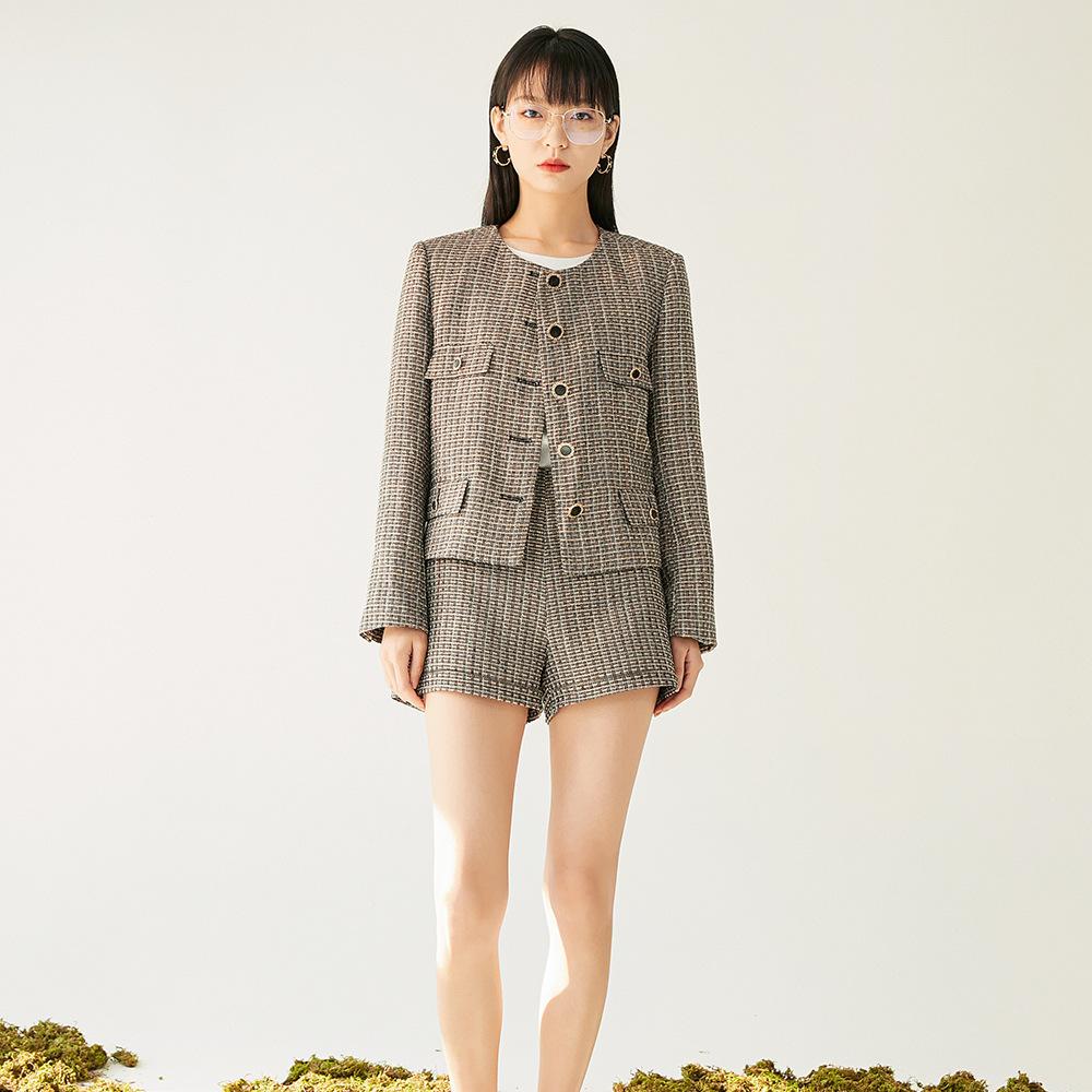 Skirts |  Womens Dogtooth Check Mini Skirt With Wool Clothing Black