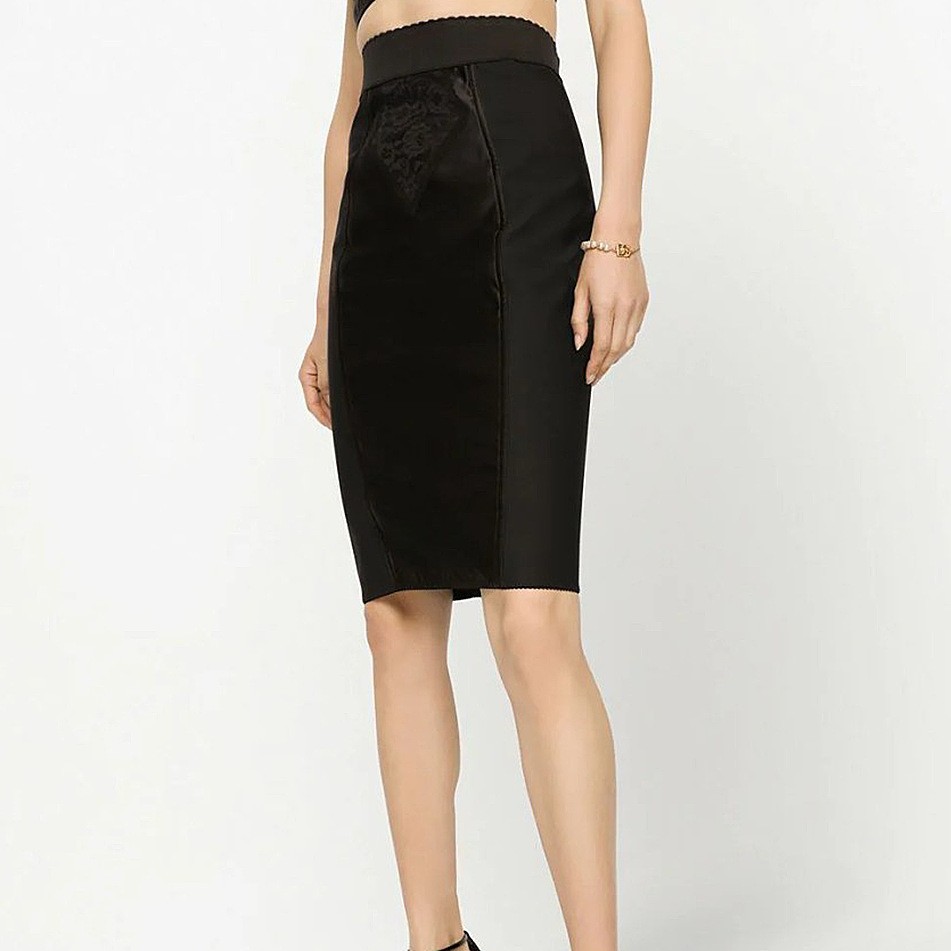 Skirts |  Womens Sateen Pencil Skirt Clothing Skirts