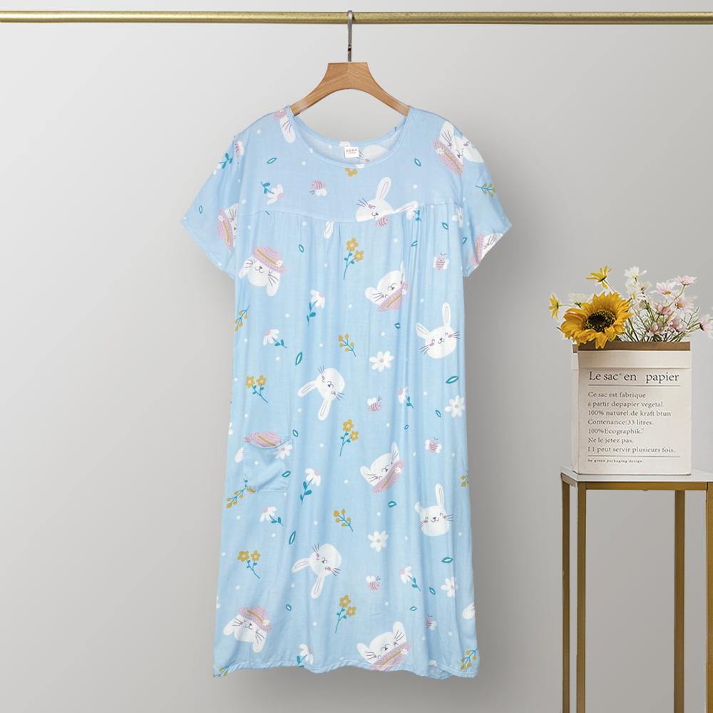 Sleepwear |  Womens Short Sleeve Nightie Clothing Sleepwear