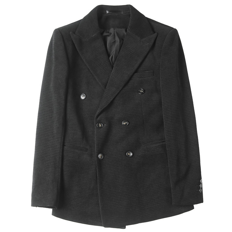 Suits |  Mens Cotton Blend Velvet Tuxedo Jacket Blazers Black