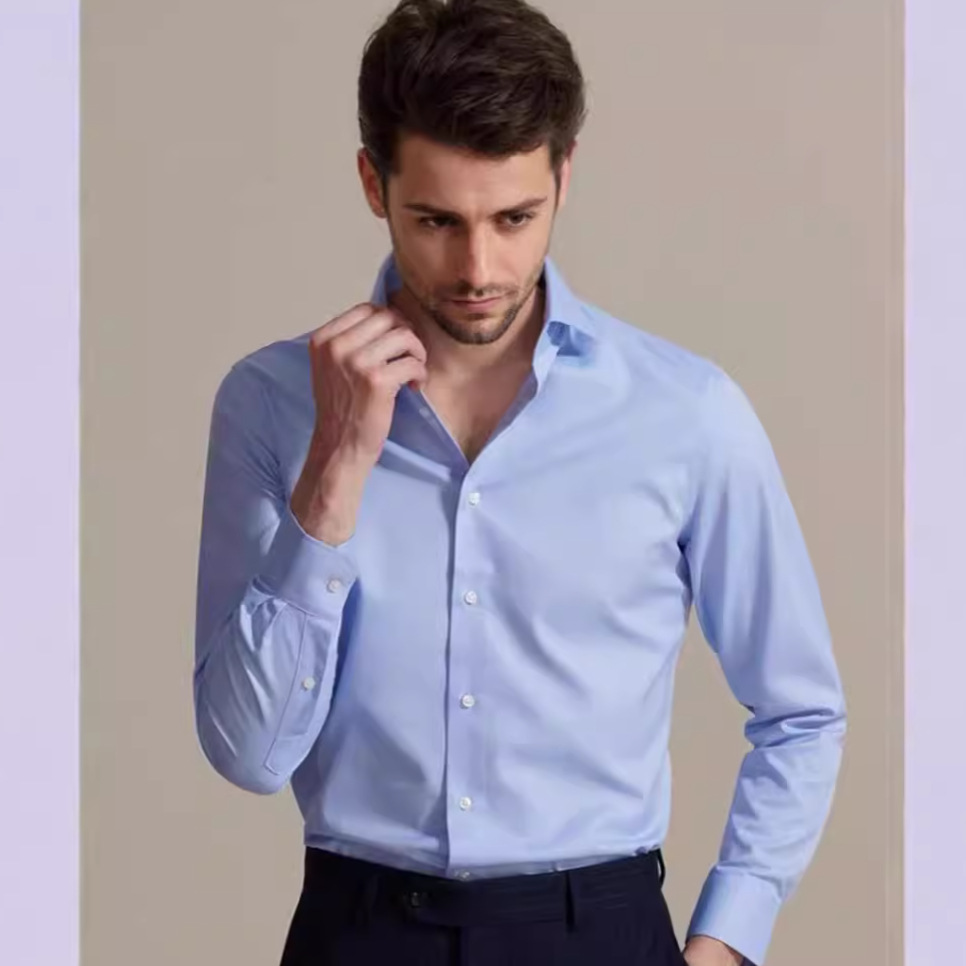 Suits |  Mens Ls Slim Foiano Zigzag Twill Shirt Clothing Mens