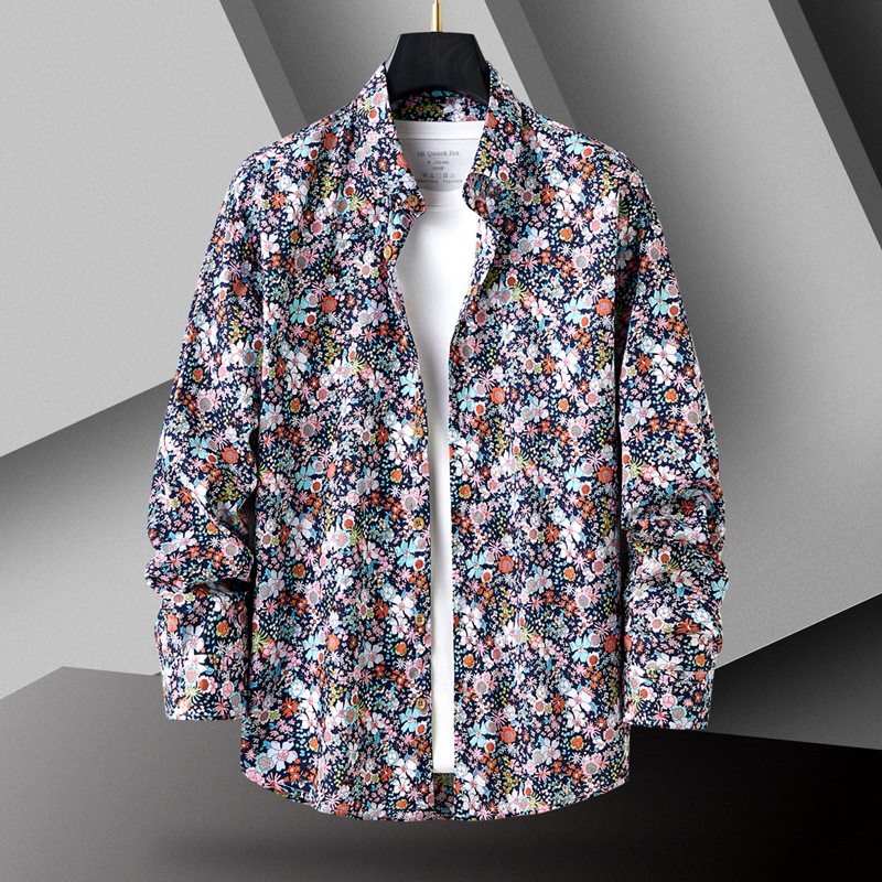 Suits |  Mens Ls Wild Bloom Digital Print Shirt Clothing Mens