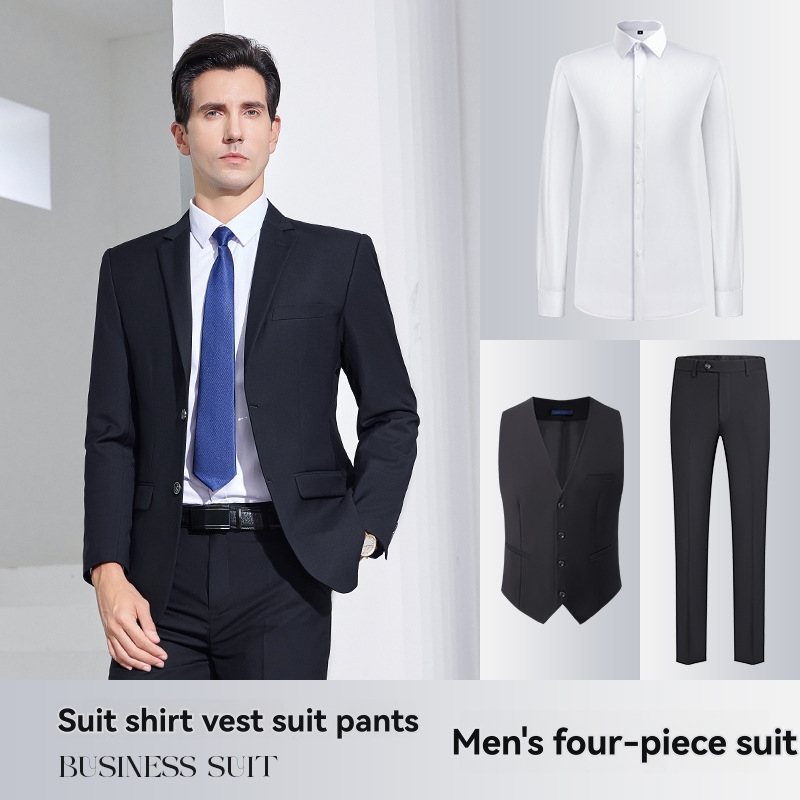 Suits |  Mens Two Button Single Breasted Text Suit Clothing Mens