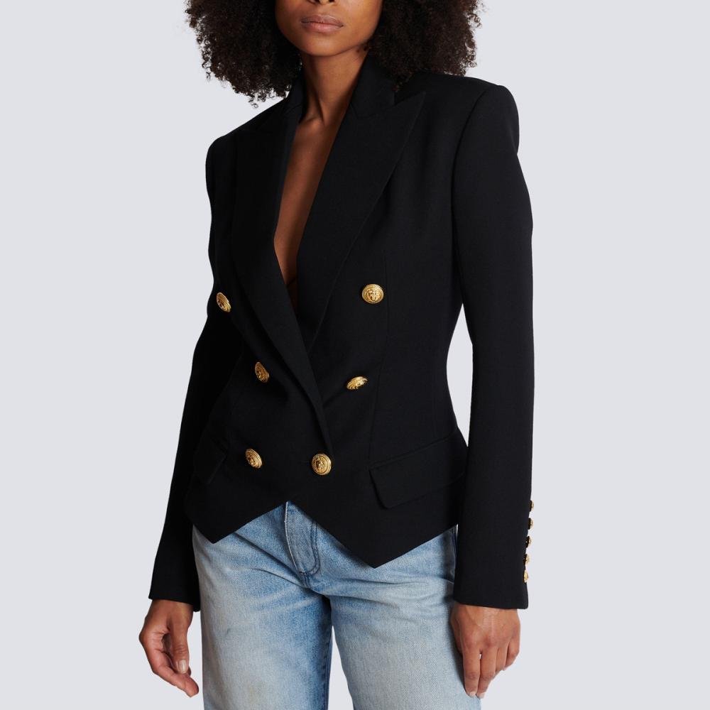 Suits |  Womens Tailored Fit Textured Double Breasted Blazer Blazers & Jackets Blazers & Jackets