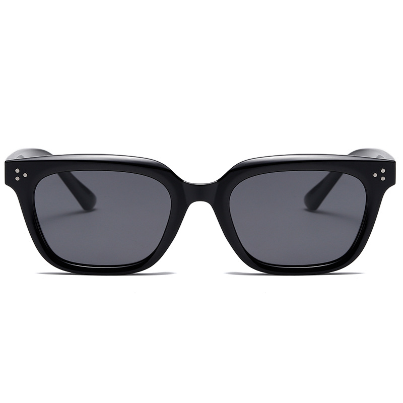 Sunglasses |  Womens Rectangular Frame Acetate Sunglasses Accessories Black