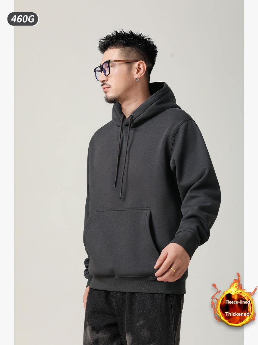 Sweats, Hoodies & Joggers |  Mens Interlock Jersey Hoodie Clothing Flint Grey