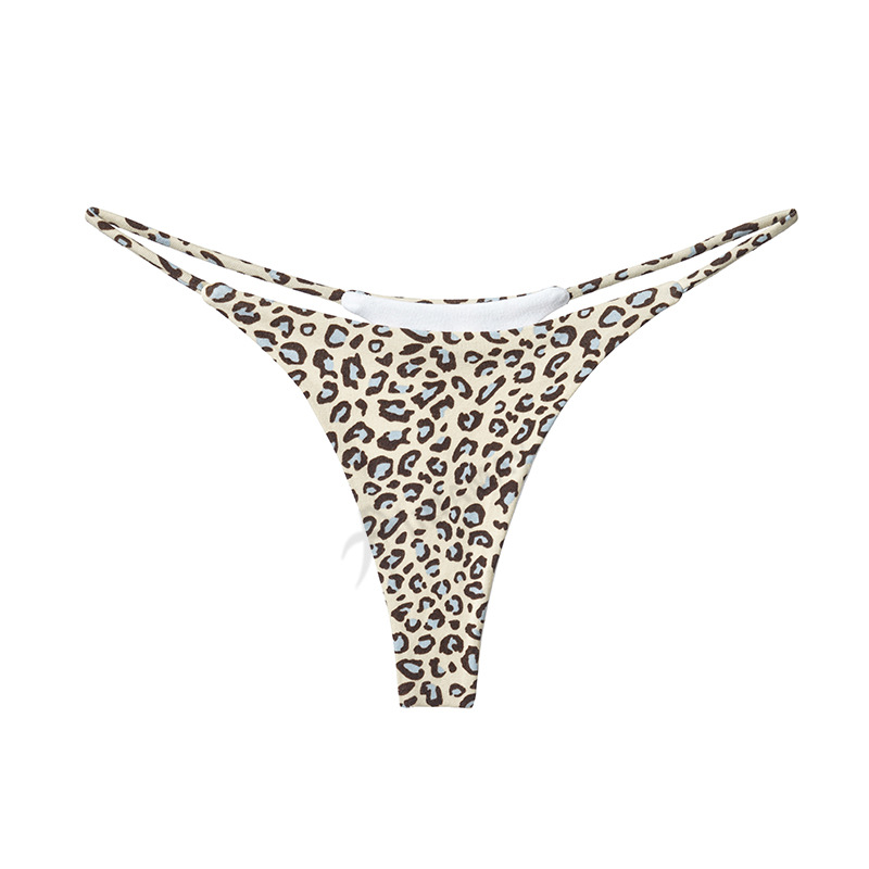 Swimwear |  Womens Textured Leopard Print Bikini Bottoms Clothing Blue Print