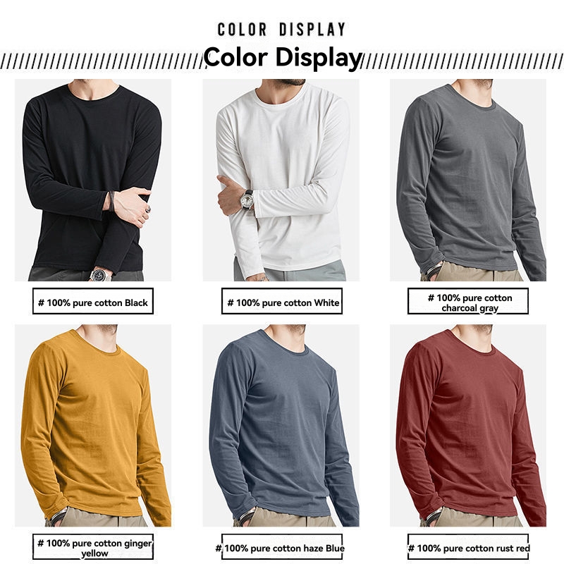 T-Shirts |  Mens Supima Cotton Long Sleeve T-Shirt Clothing Mens